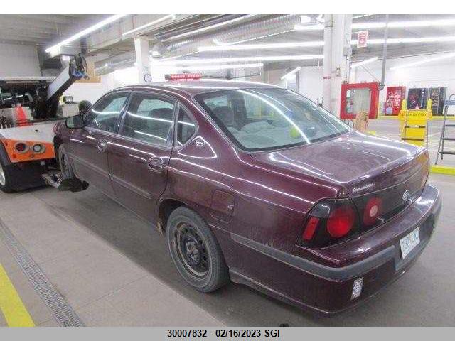 Chevrolet IMPALA 2004 2G1WF52E349388795 Image 3