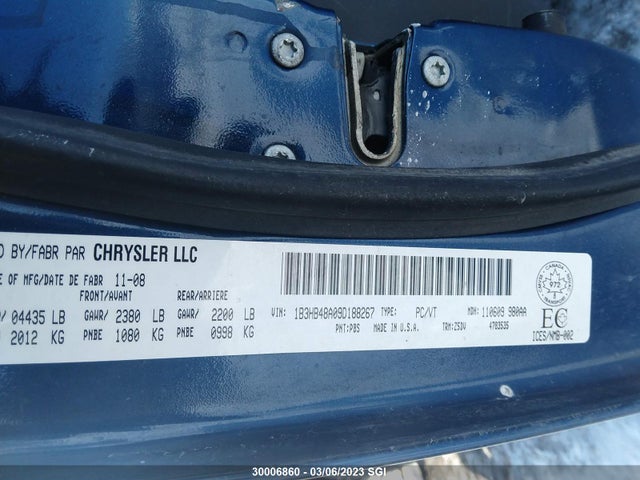 Dodge Caliber Sxt 2009 1B3HB48A09D188267 Image 10