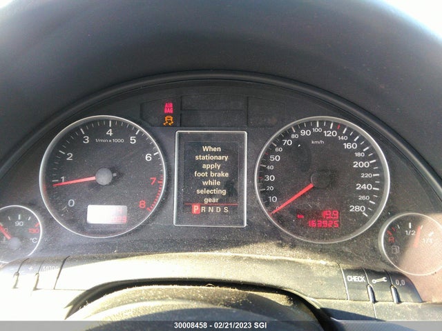 WAUDG68E16A001657 Audi A4 3.2 Quattro