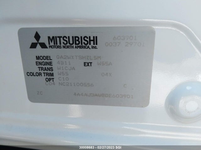 4A4AJ3AU8DE603901 Mitsubishi RVR SE