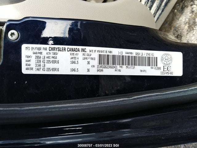 Dodge Grand Caravan Se 2013 2C4RDGBG2DR669431 Image 10