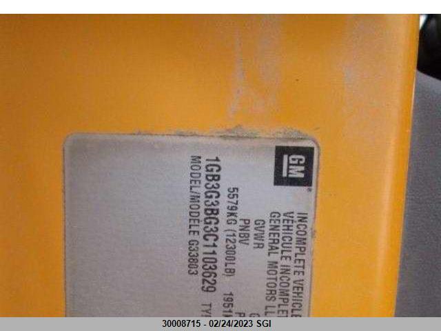 Chevrolet EXPRESS G3500 2012 1GB3G3BG3C1103629 Image 8