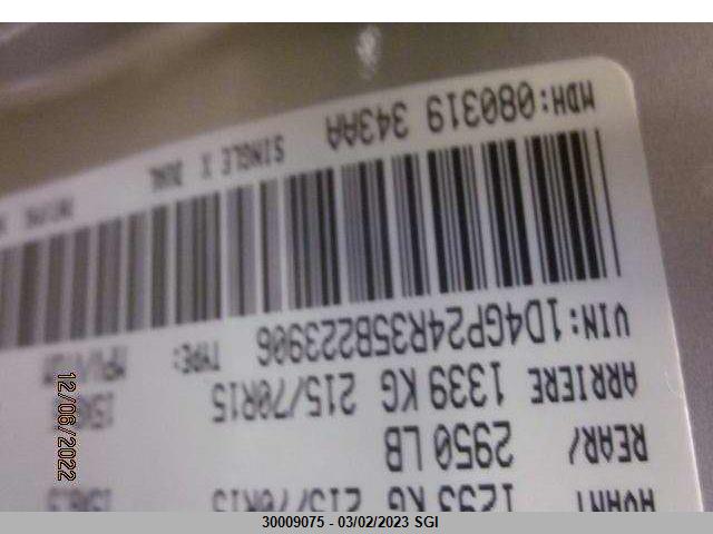Dodge Grand Caravan Se 2005 1D4GP24R35B223906 Image 7