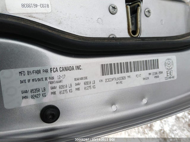2C3CCAPT0JH223828 Chrysler 300C