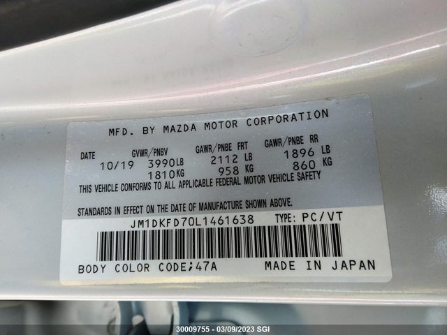 Mazda pe 2020 JM1DKFD70L1461638 Image 28