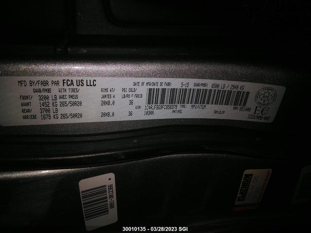 1C4RJFBG9FC858379 Jeep Grand Cherokee Limited