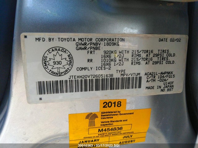 Toyota RAV4 2002 JTEHH20V726051638 Image 10