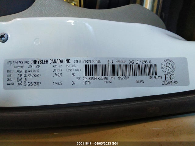 RAM Tradesman 2015 2C4JRGAG9FR515446 Image 9