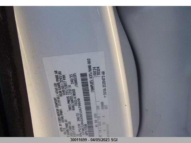 Ford ESCAPE SE 2014 1FMCU9GX0EUA79609 Image 9