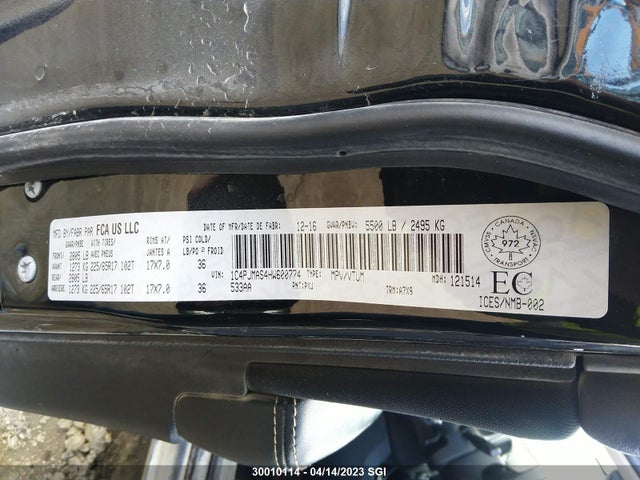1C4PJMAS4HW600774 Jeep Cherokee Sport
