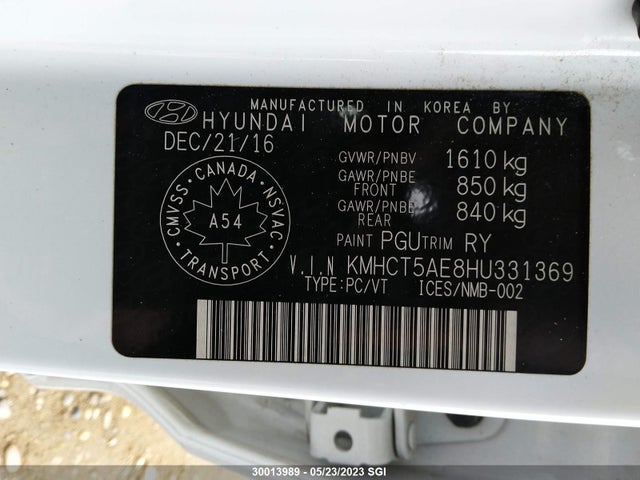 Hyundai ACCENT SE 2017 KMHCT5AE8HU331369 Image 10