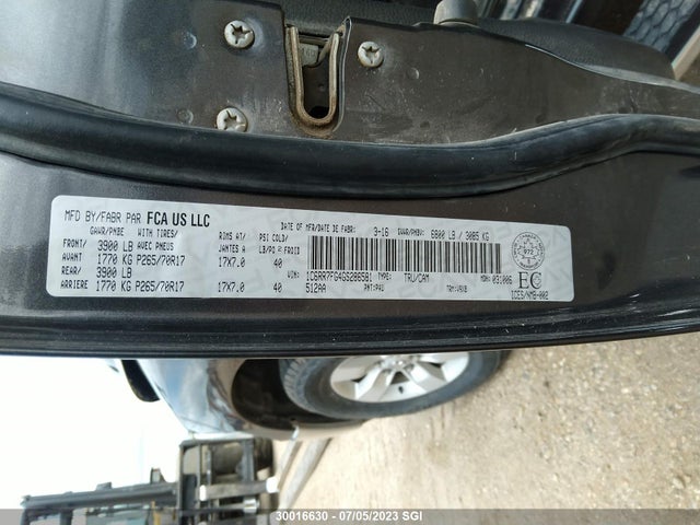 1C6RR7FG4GS286581 RAM 1500 St