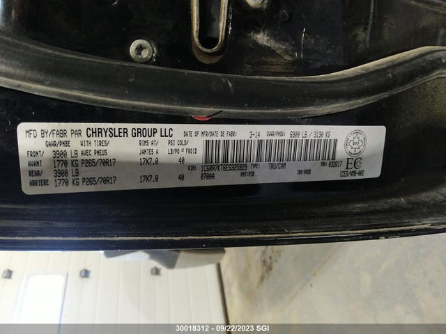 1C6RR7KT6ES325929 RAM 1500 St