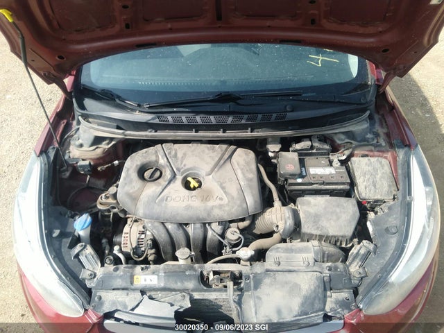 Hyundai Elantra Gls 2014 5NPDH4AEXEH460479 Image 10