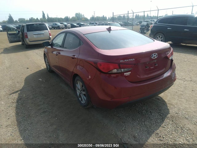 Hyundai Elantra Gls 2014 5NPDH4AEXEH460479 Image 3