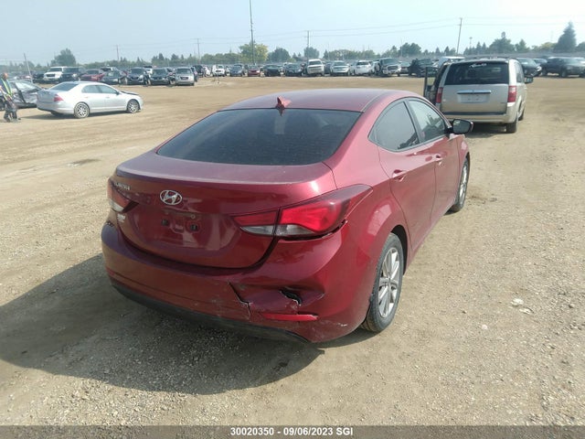 Hyundai Elantra Gls 2014 5NPDH4AEXEH460479 Image 4