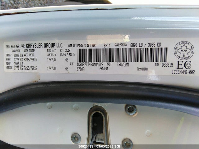 1C6RR7TT4ES404028 RAM 1500 Big Horn