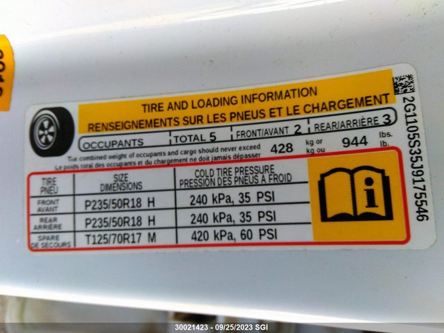 Chevrolet IMPALA LT 2018 2G1105S35J9175546 Image 9