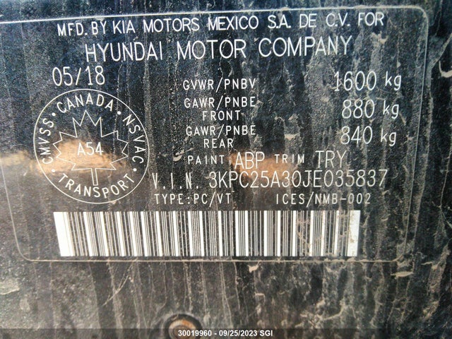 Hyundai Accent Se/sel 2018 3KPC25A30JE035837 Image 9