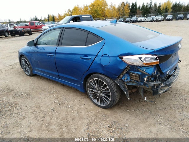 Продажа на аукционе авто 2018 Hyundai Elantra Sport, vin: KMHD04LB4JU516518, номер лота: 30021173