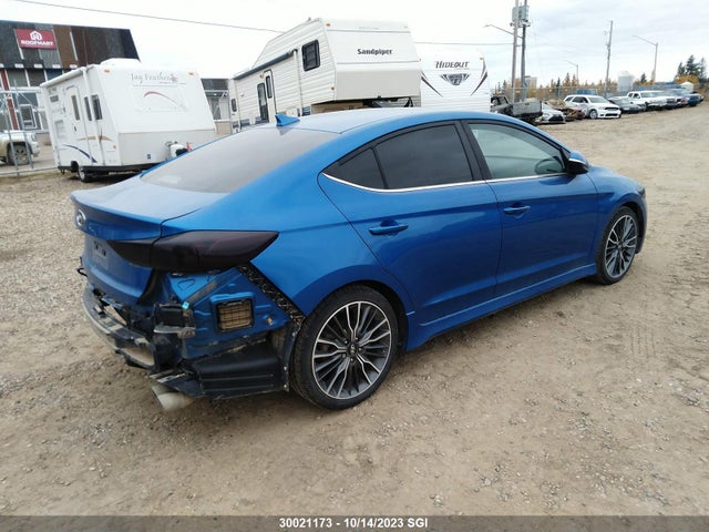 Продажа на аукционе авто 2018 Hyundai Elantra Sport, vin: KMHD04LB4JU516518, номер лота: 30021173