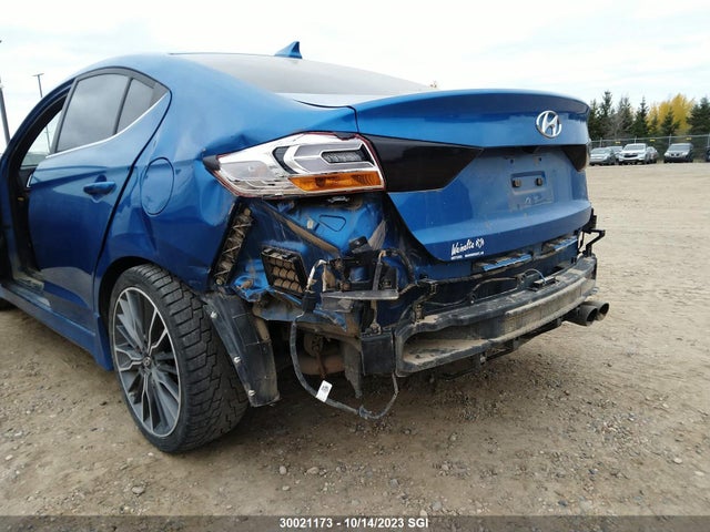 Продажа на аукционе авто 2018 Hyundai Elantra Sport, vin: KMHD04LB4JU516518, номер лота: 30021173
