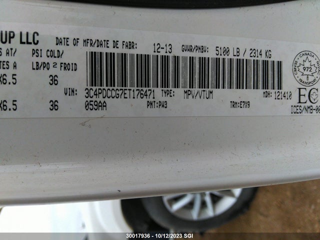 Dodge 2014 2014 3C4PDCCG7ET176471 Image 20