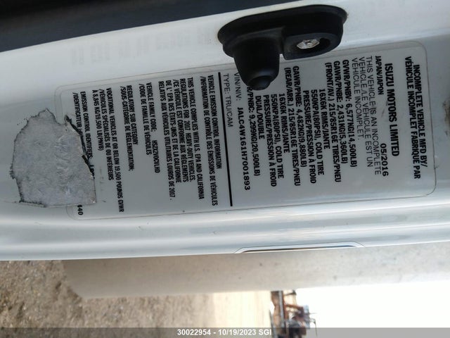 Isuzu Npr Hd 2017 JALC4W161H7001893 Image 9