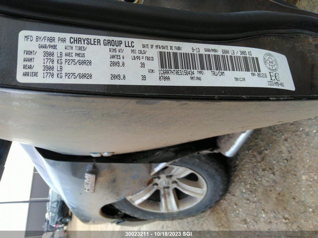 1C6RR7HT0ES156434 RAM 1500 Sport