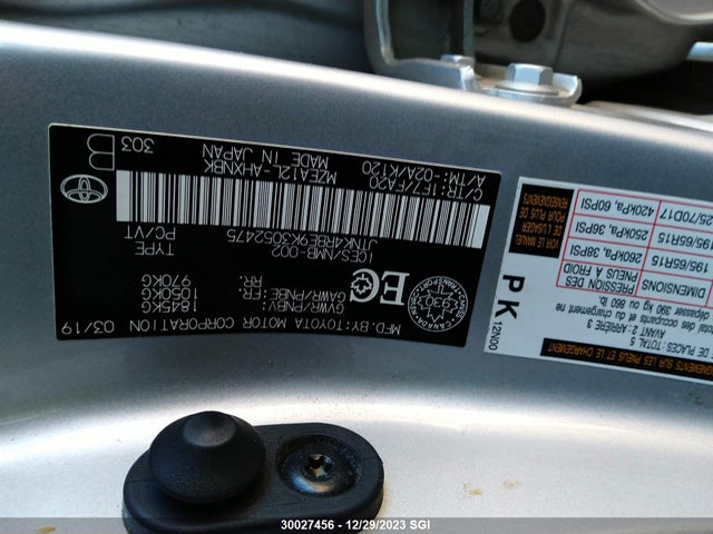 Toyota Corolla Se/xse 2019 JTNK4RBE9K3052475 Image 9