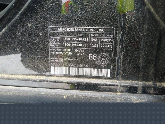 2012 Mercedes-benz Gl 350 Bluetec მანქანა იყიდება აუქციონზე, vin: 4JGBF2FE1CA793664, აუქციონის ნომერი: 30030414
