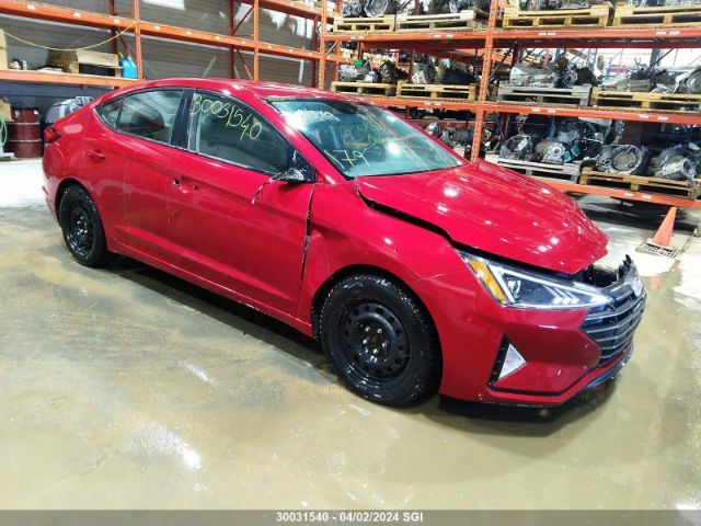Auction sale of the 2019 Hyundai Elantra Sel/value/limited, vin: KMHD84LF7KU774707, lot number: 30031540