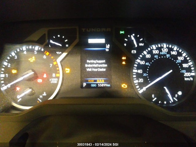 2022 TOYOTA TUNDRA CREWMAX LIMITED VIN: 5TFJA5EC1NX007488