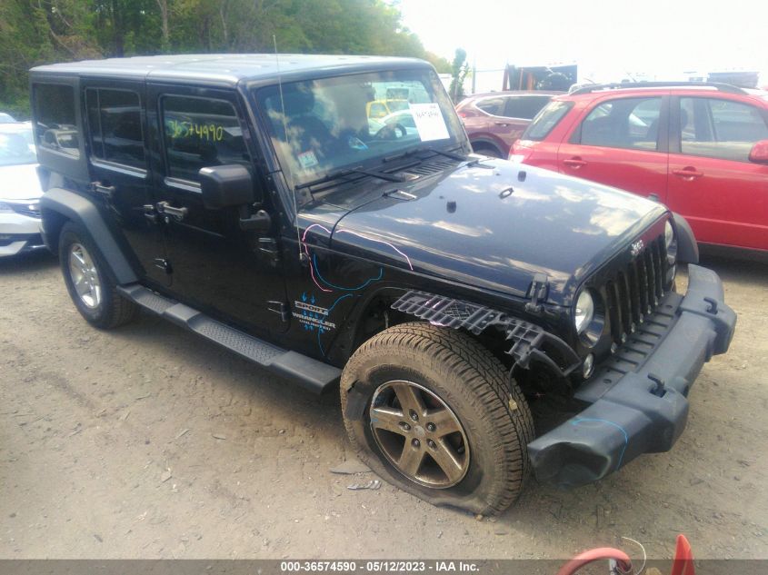 2014 Jeep Wrangler at MA - East Taunton, IAAI lot 36574590