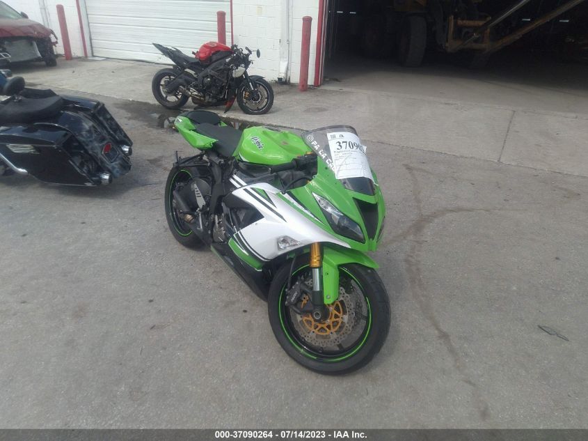 2015 Kawasaki Ninja ZX-6R at FL - Orlando, IAAI lot 37090264 