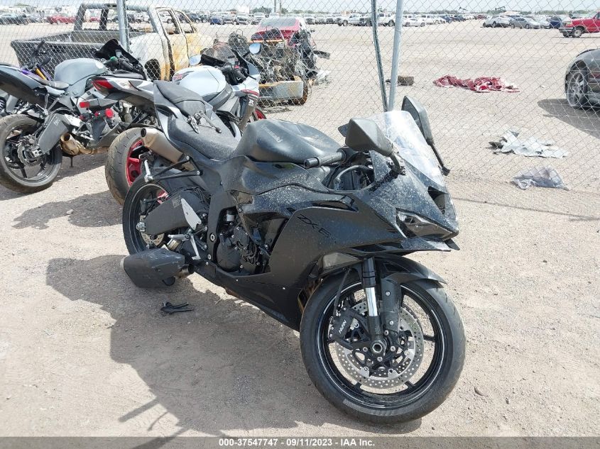 2024 Kawasaki Ninja ZX6R at TX Odessa, IAAI lot 37547747 CarsFromWest
