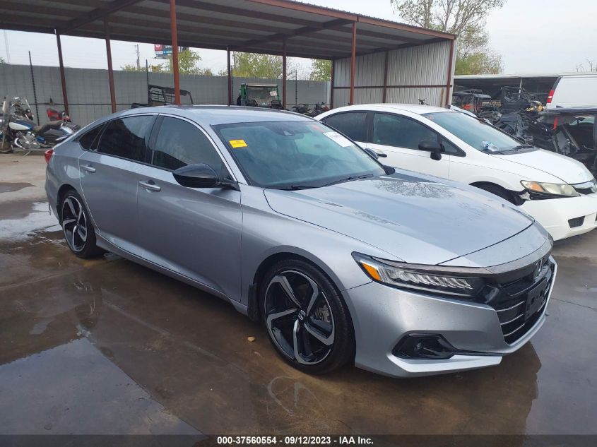 2021 Honda Accord at TX Wilmer, IAAI lot 37560554 CarsFromWest