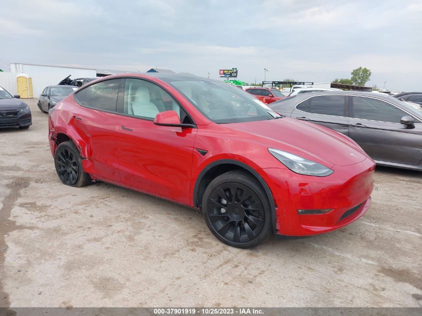 2023 Tesla Model Y at TX Wilmer, IAAI lot 37901919 CarsFromWest