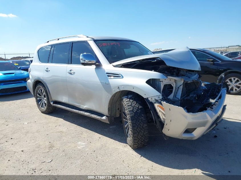 2020 Nissan Armada at TX Justin IAAI lot 37980779 CarsFromWest