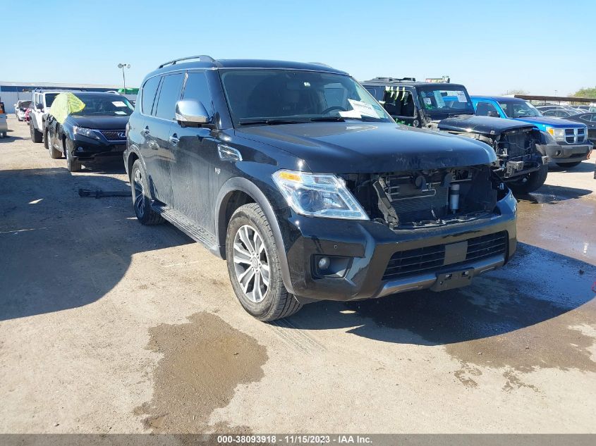 2019 Nissan Armada at TX Wilmer IAAI lot 38093918 CarsFromWest