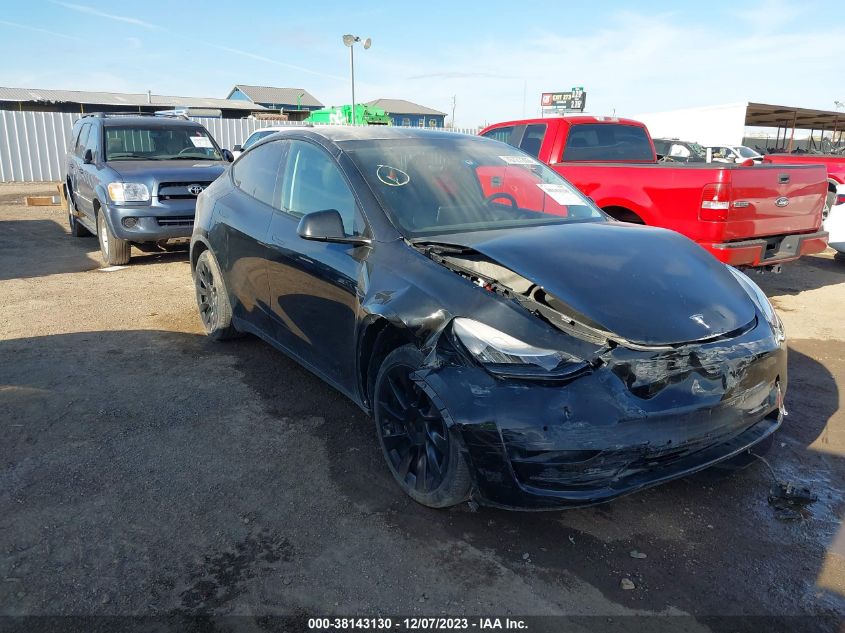2021 Tesla Model Y at TX Wilmer, IAAI lot 38143130 CarsFromWest