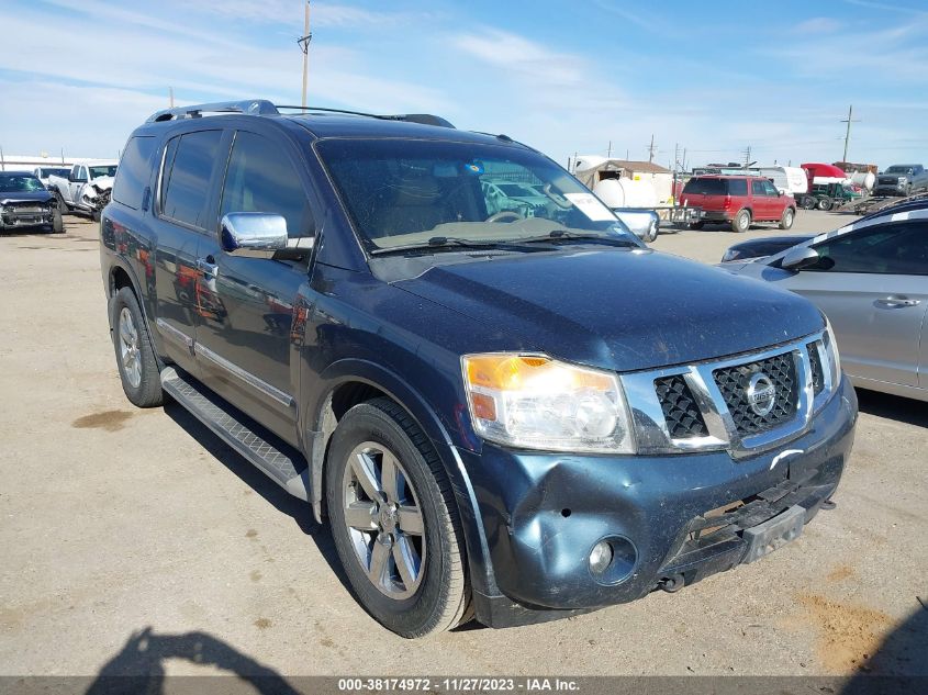 2013 Nissan Armada at TX Lubbock IAAI lot 38174972 CarsFromWest