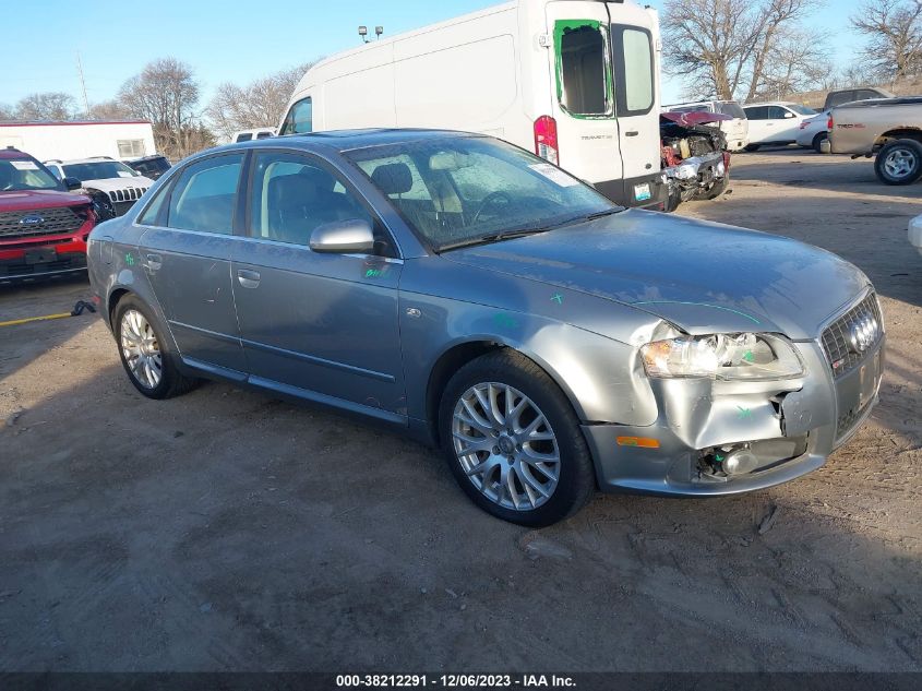 2008 Audi A4 at NE - Springfield, IAAI lot 38212291