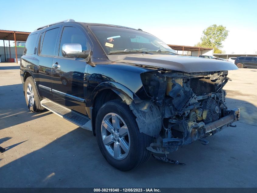 2011 Nissan Armada at TX Wilmer IAAI lot 38219340 CarsFromWest