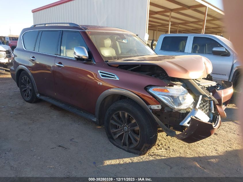 2017 Nissan Armada at TX Justin IAAI lot 38280339 CarsFromWest