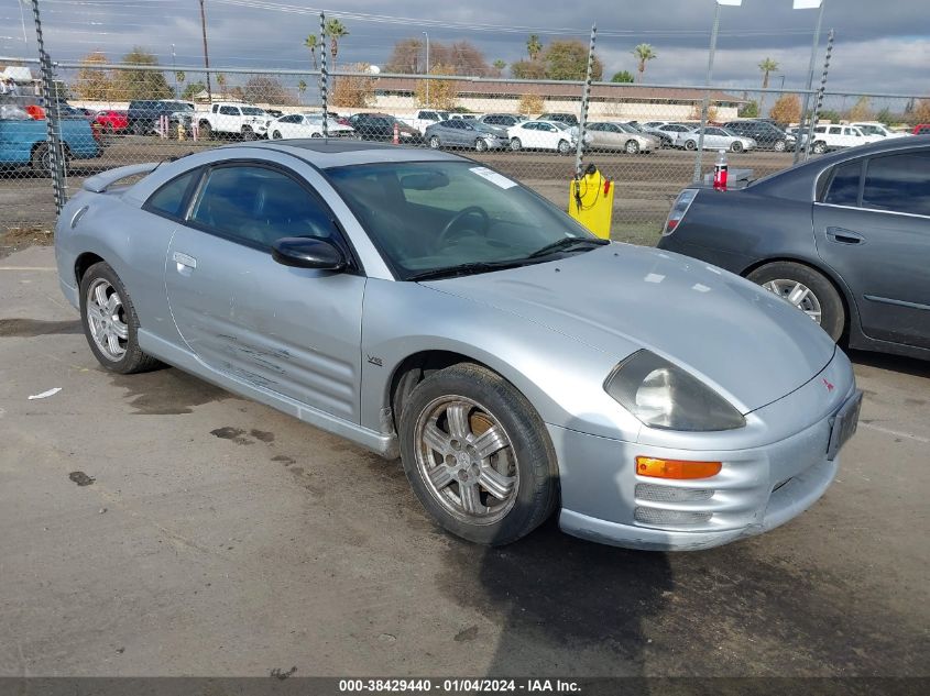 2000 Mitsubishi Eclipse at CA Fresno IAAI lot 38429440