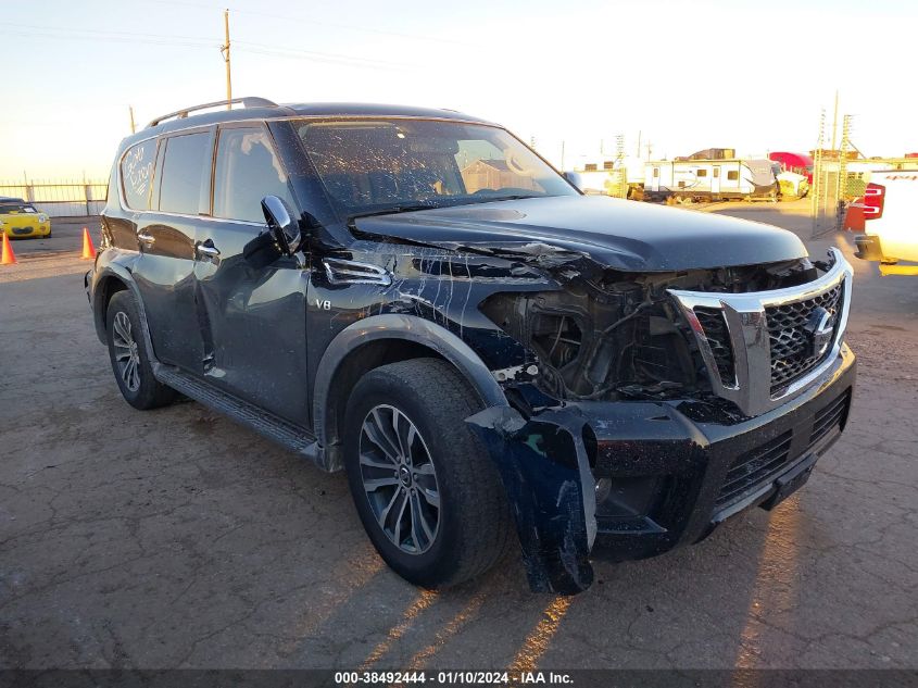 2020 Nissan Armada at TX Lubbock IAAI lot 38492444 CarsFromWest