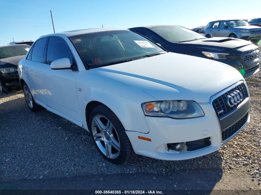 2008 Audi A4 at TX - El Paso, IAAI lot 38540385