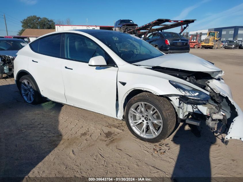 7SAYGAEE5NF****** 2022 Tesla Model Y at FL - Palmetto, IAAI lot ...