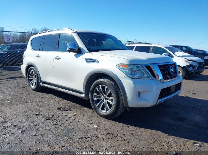 2018 Nissan Armada at NY Cicero IAAI lot 38683204 CarsFromWest